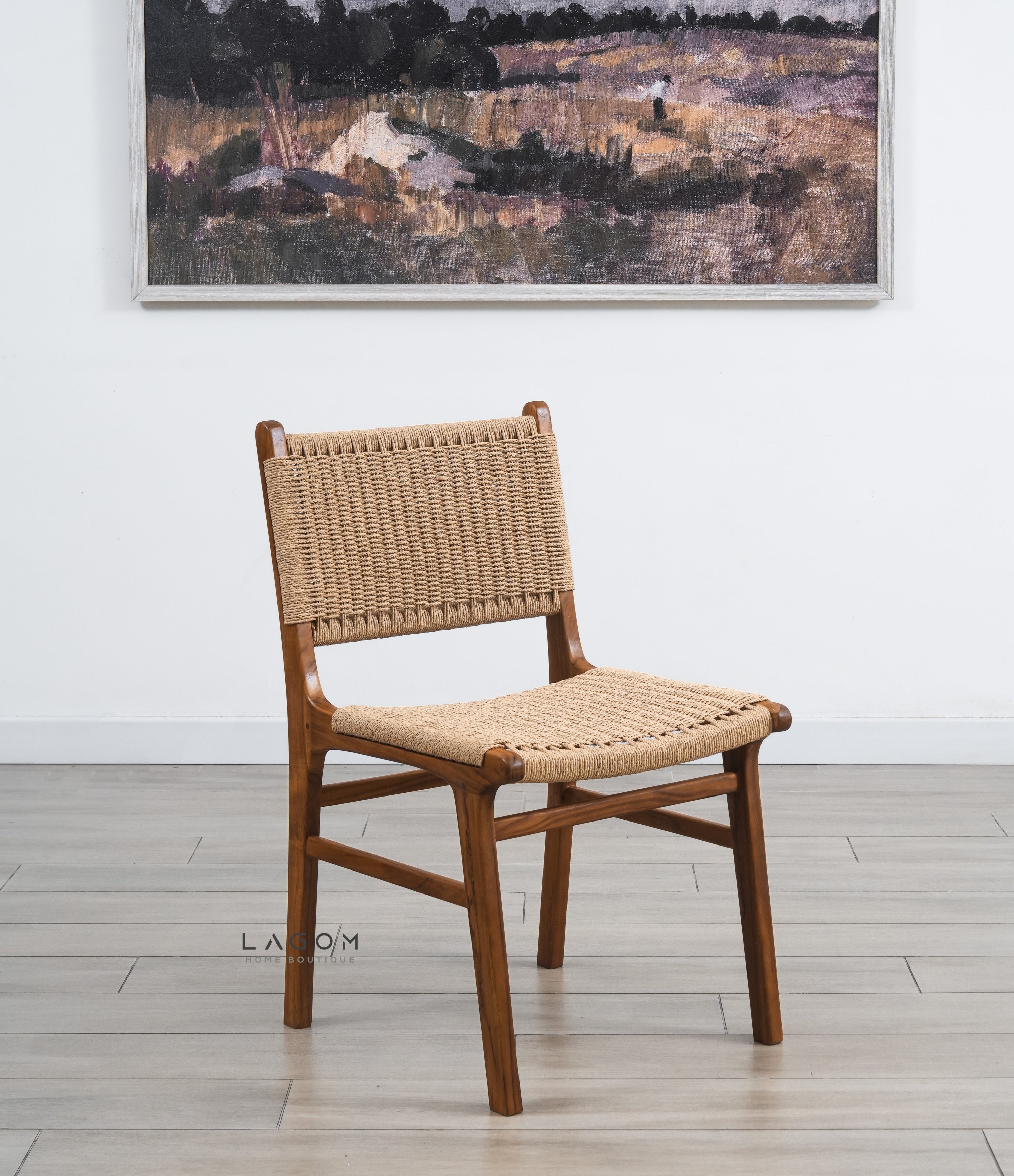 Timeless Chair in Teak Wood & Premium Loom