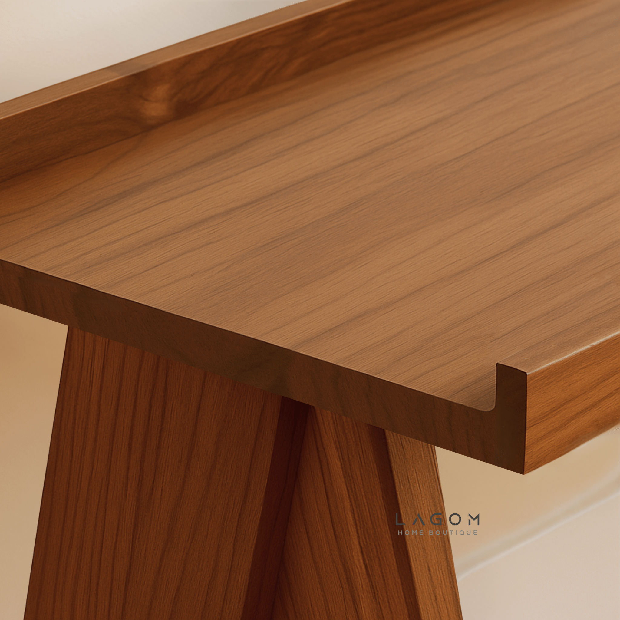 180 cm Teak Wood Bench with Removable Cushion - Bench - Lagom Home Boutique