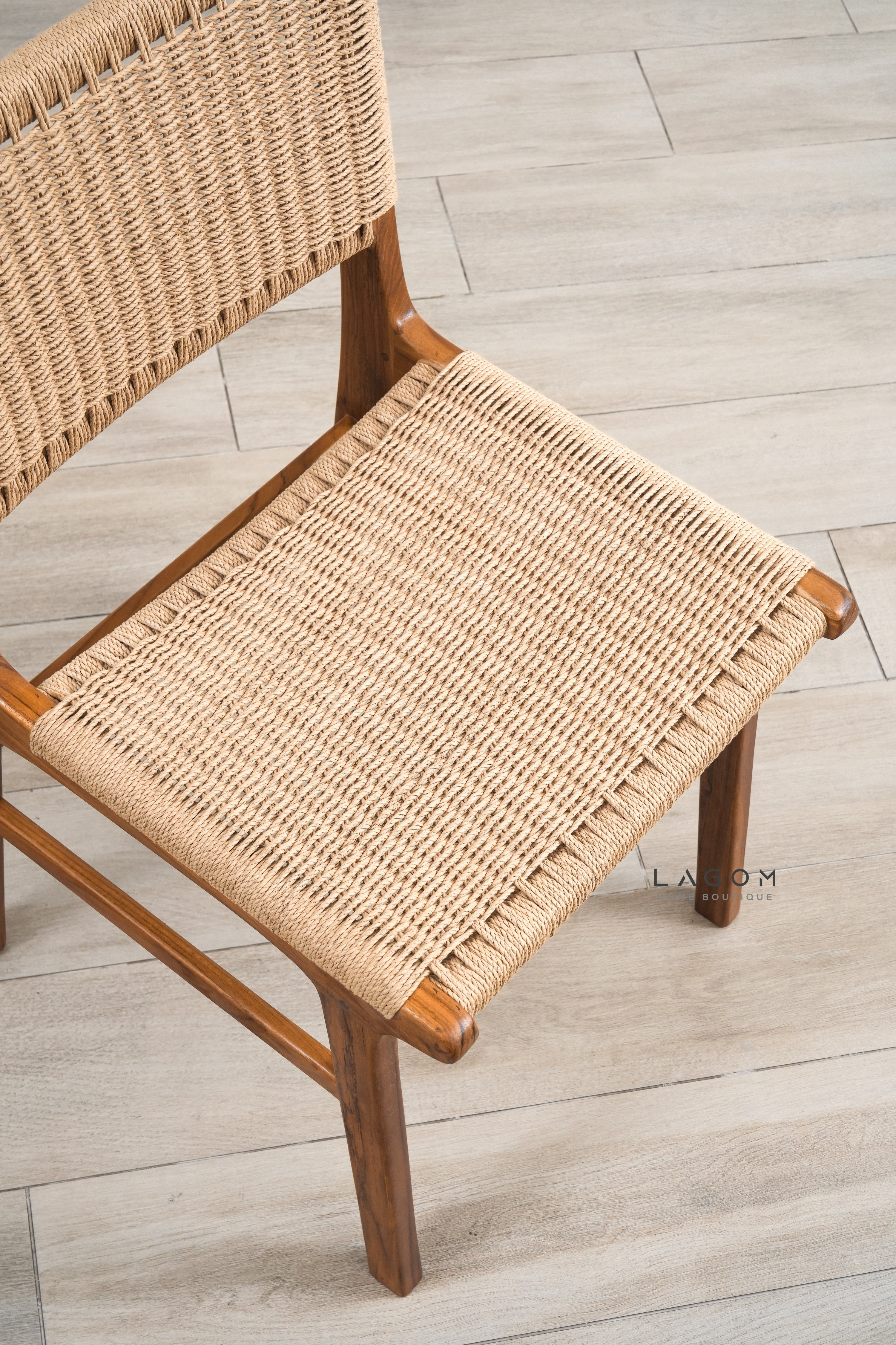 Timeless Chair in Teak Wood & Premium Loom