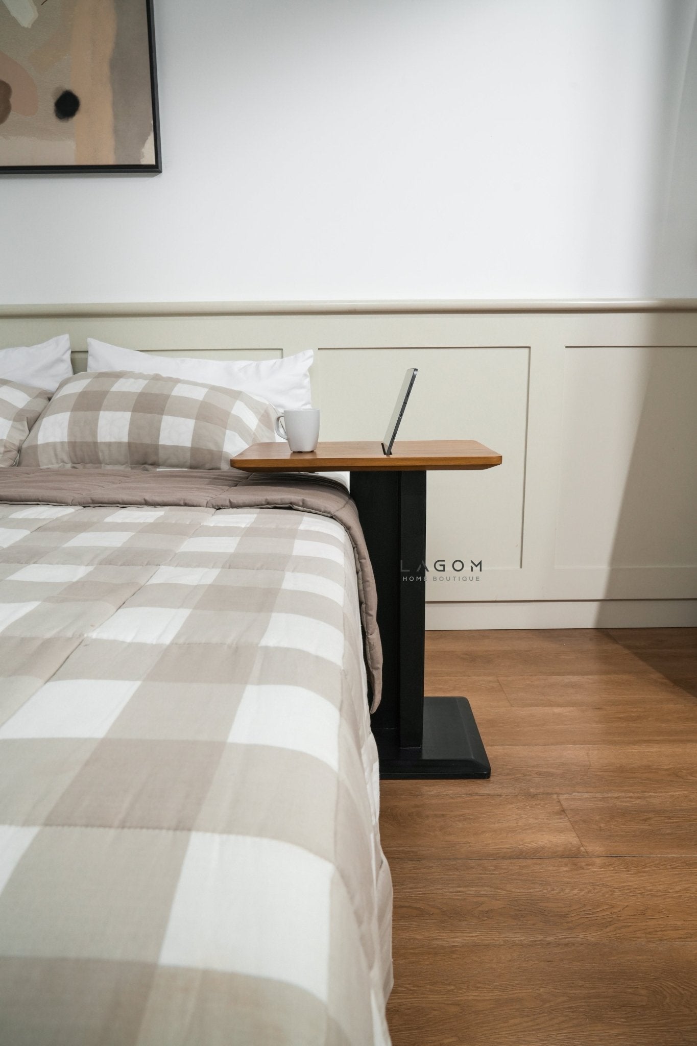 Device - Friendly Teak Side Table - Side Table - Lagom Home Boutique