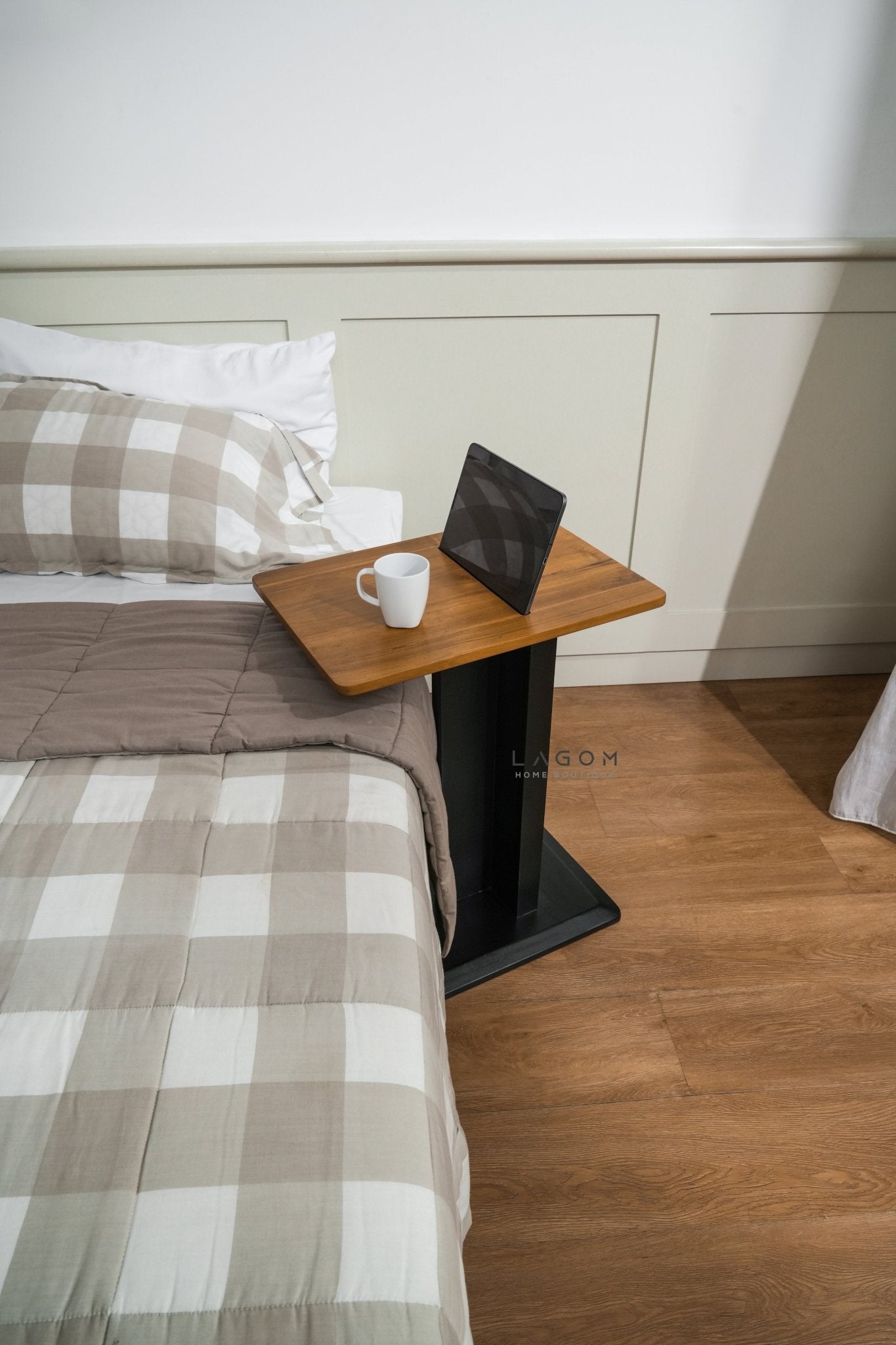 Device - Friendly Teak Side Table - Side Table - Lagom Home Boutique