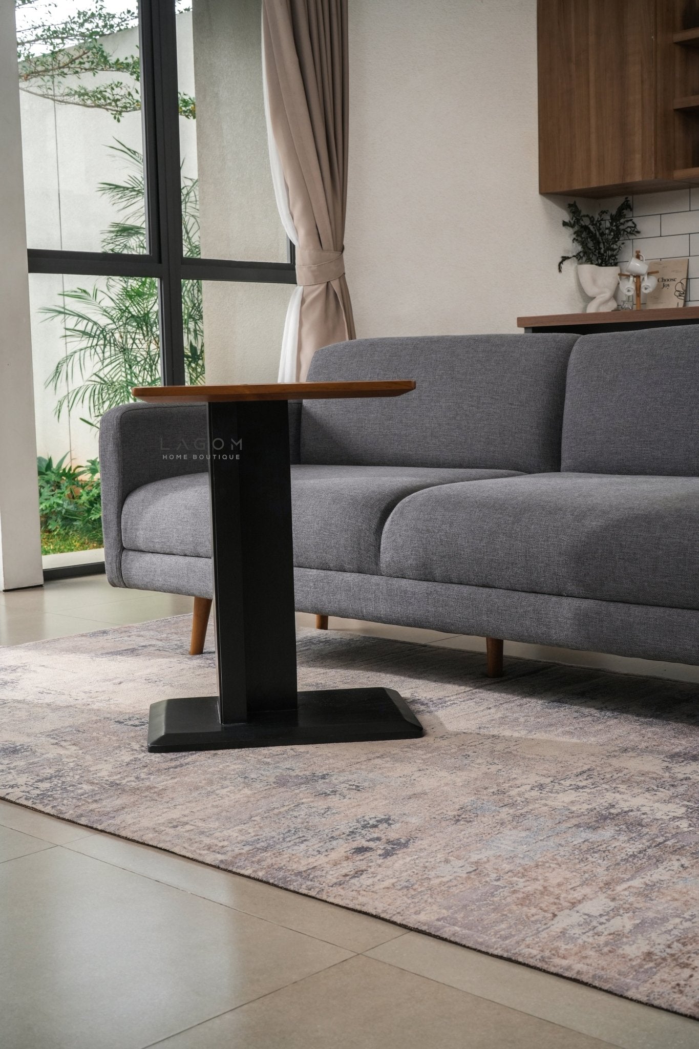 Device - Friendly Teak Side Table - Side Table - Lagom Home Boutique