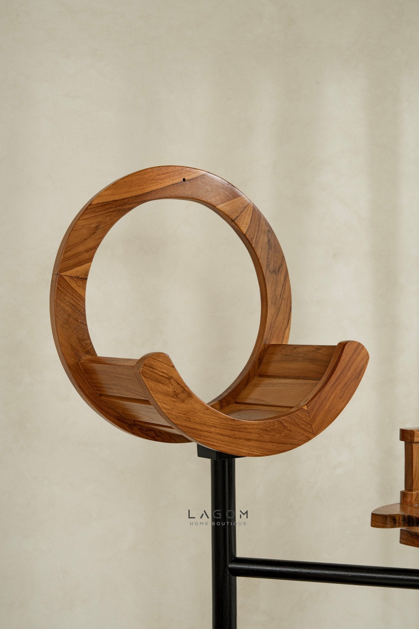 Luxury Cat Tree in Solid Teak Wood - Cat Tree - Lagom Home Boutique