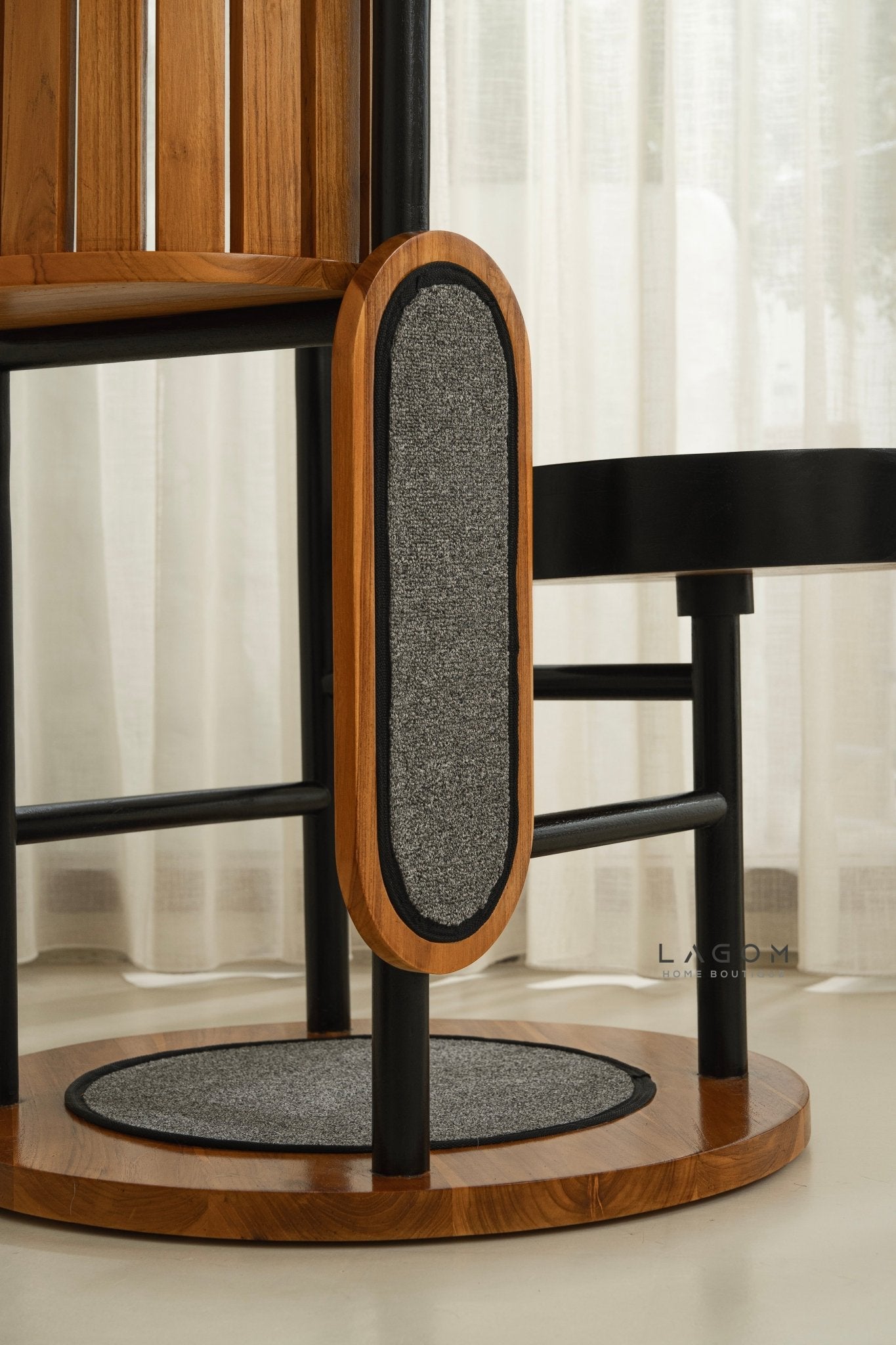 Luxury Cat Tree in Solid Teak Wood - Cat Tree - Lagom Home Boutique