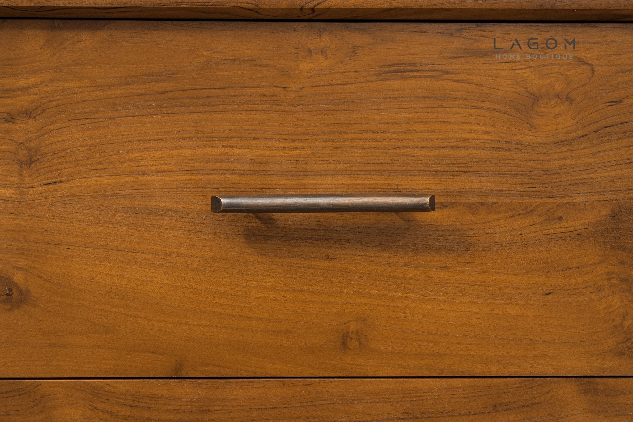 Solid Teak Buffet with 6 Drawers - Buffet - Lagom Home Boutique