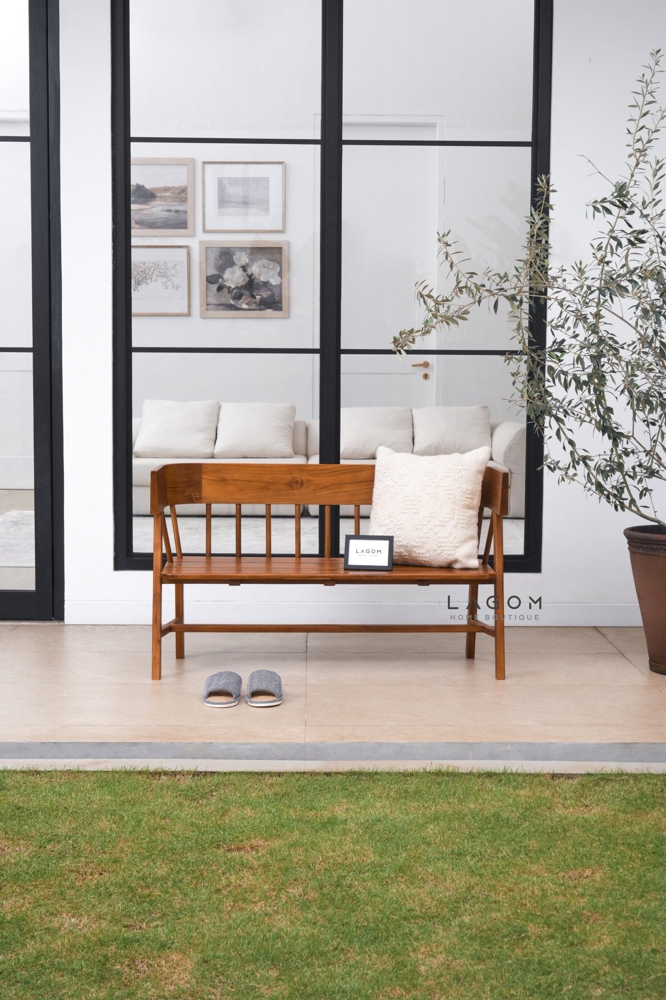 Timeless Teak Bench - Bench - Lagom Home Boutique