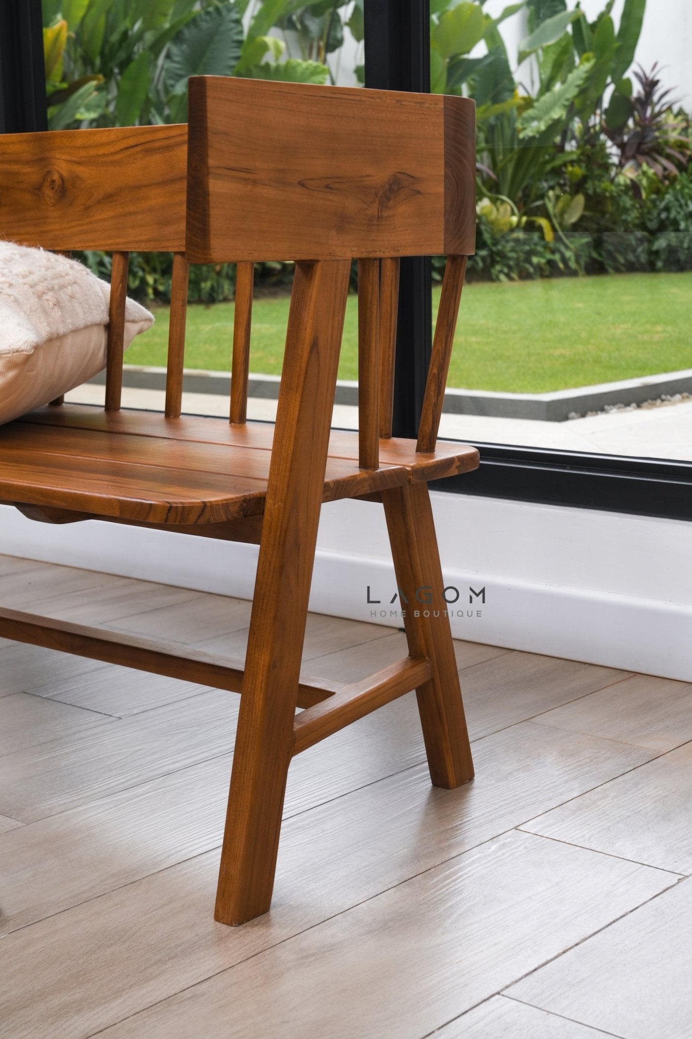 Timeless Teak Bench - Bench - Lagom Home Boutique