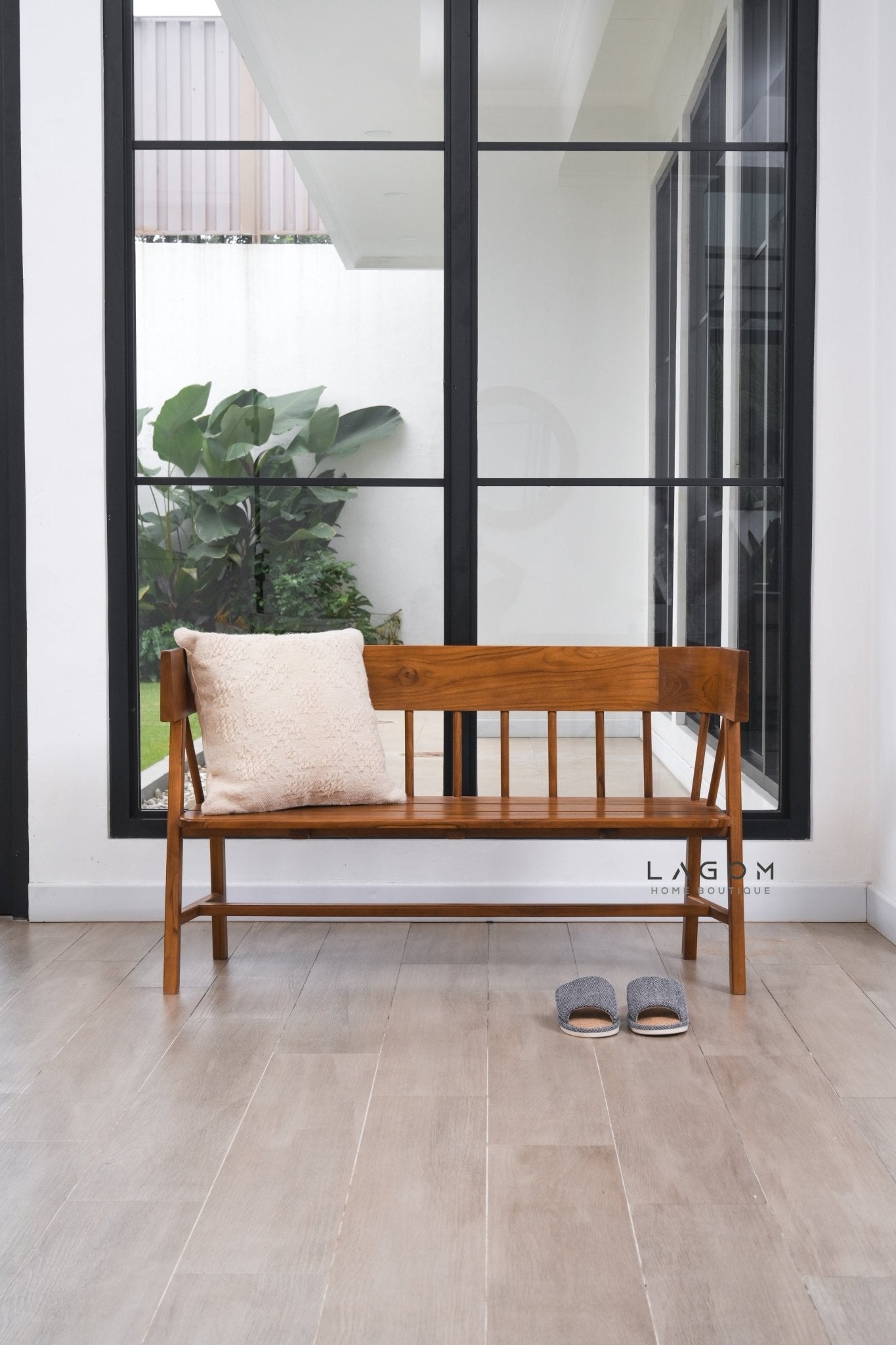 Timeless Teak Bench - Bench - Lagom Home Boutique