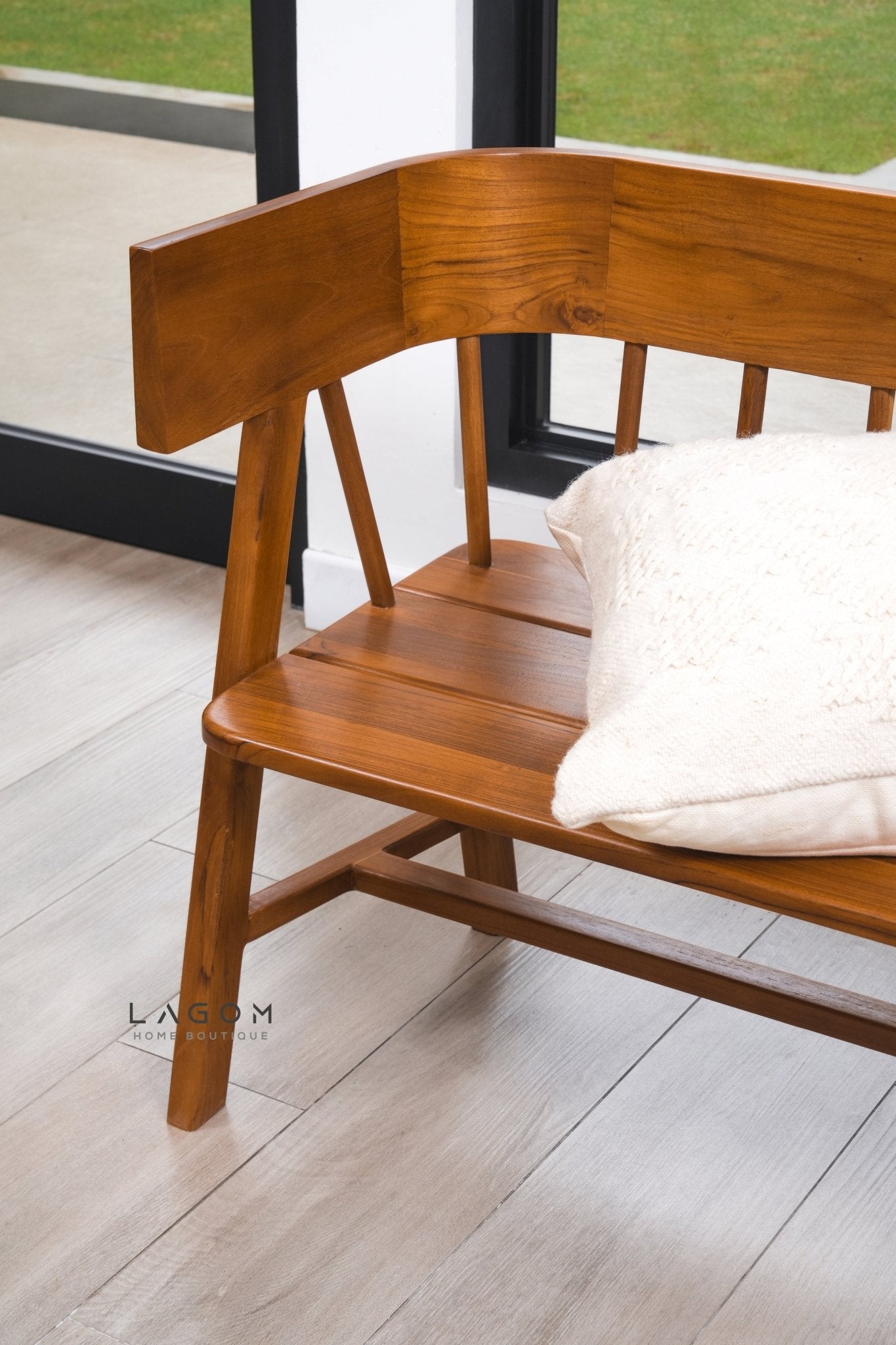 Timeless Teak Bench - Bench - Lagom Home Boutique
