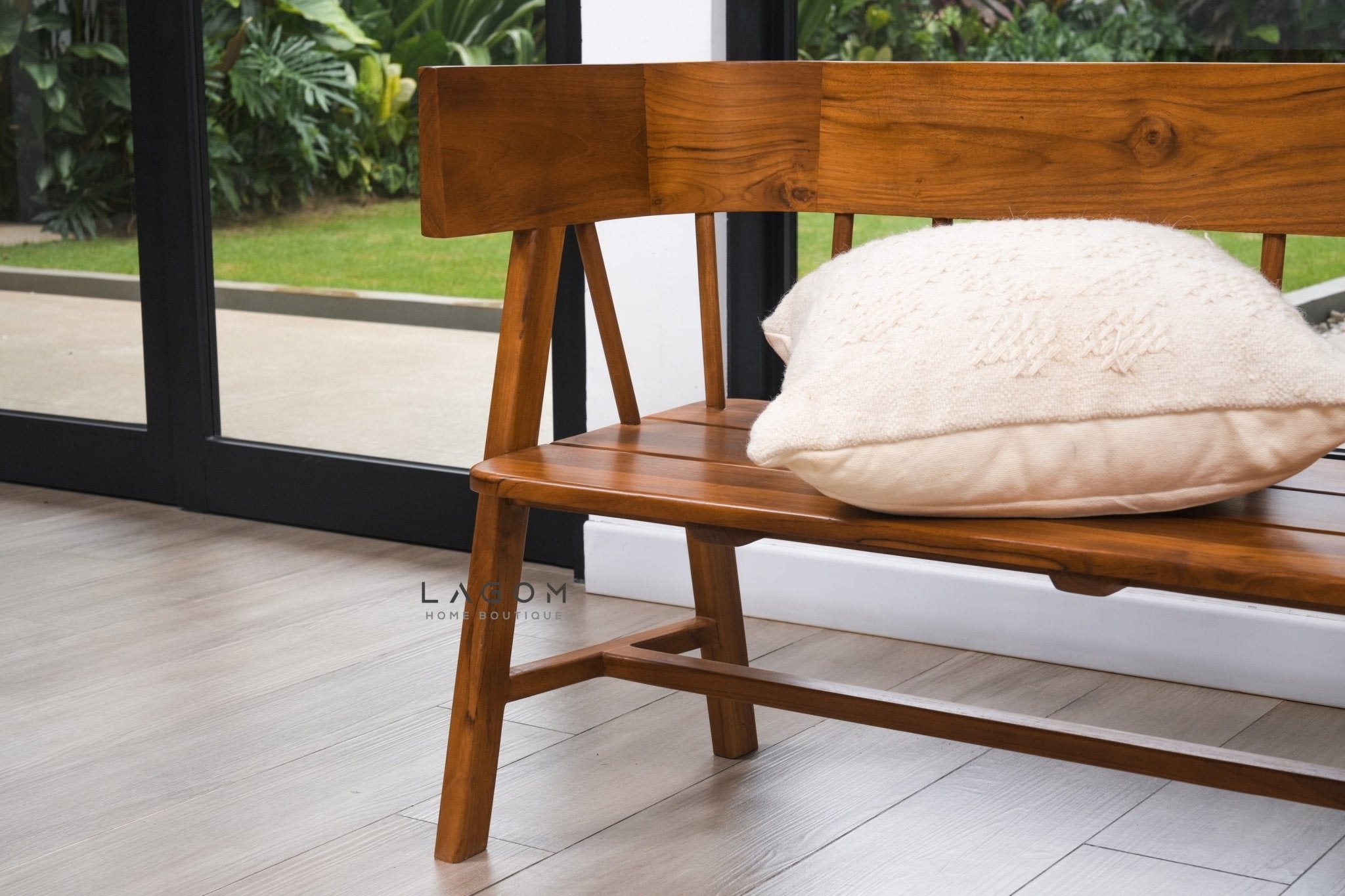 Timeless Teak Bench - Bench - Lagom Home Boutique