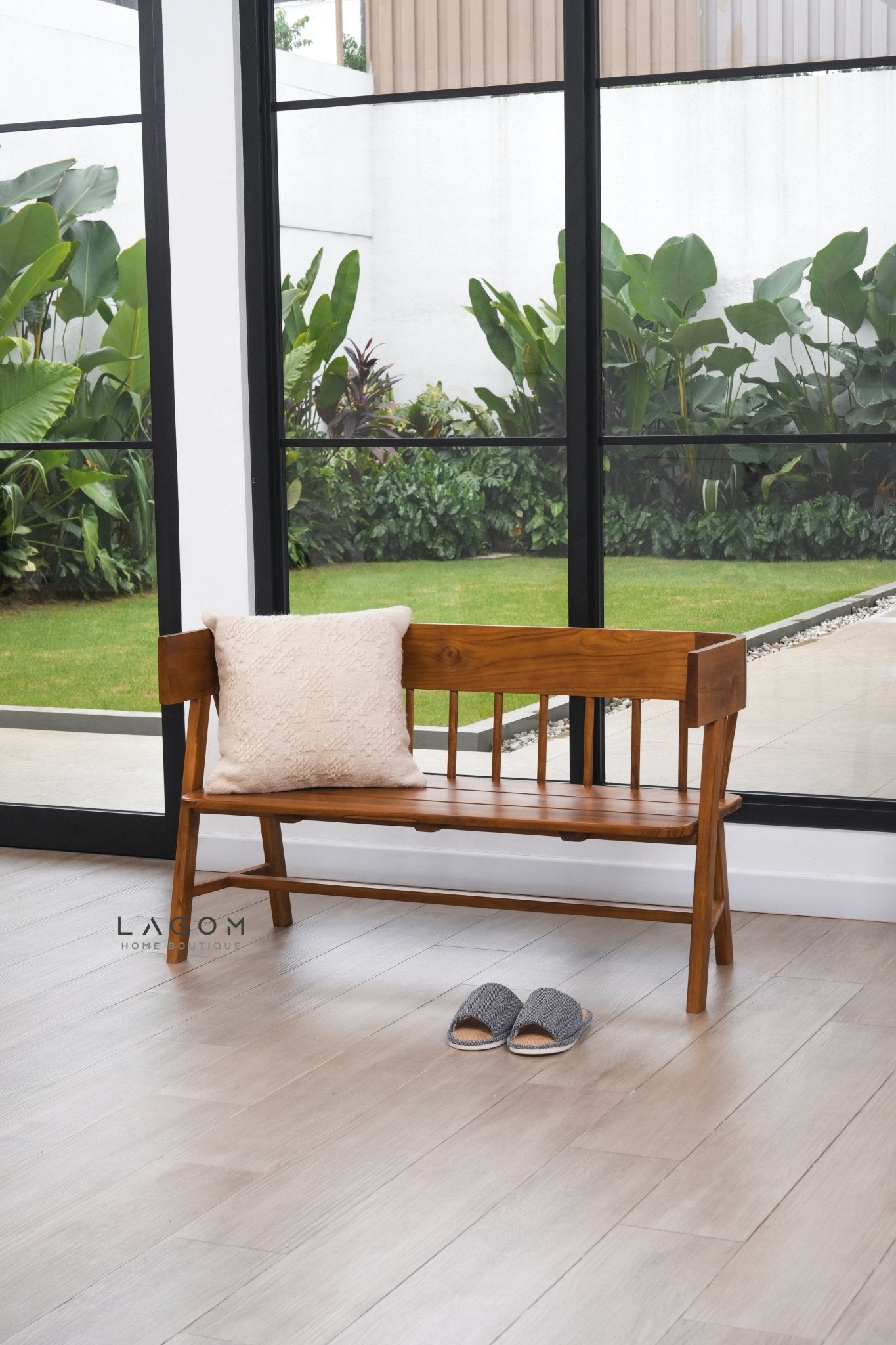 Timeless Teak Bench - Bench - Lagom Home Boutique