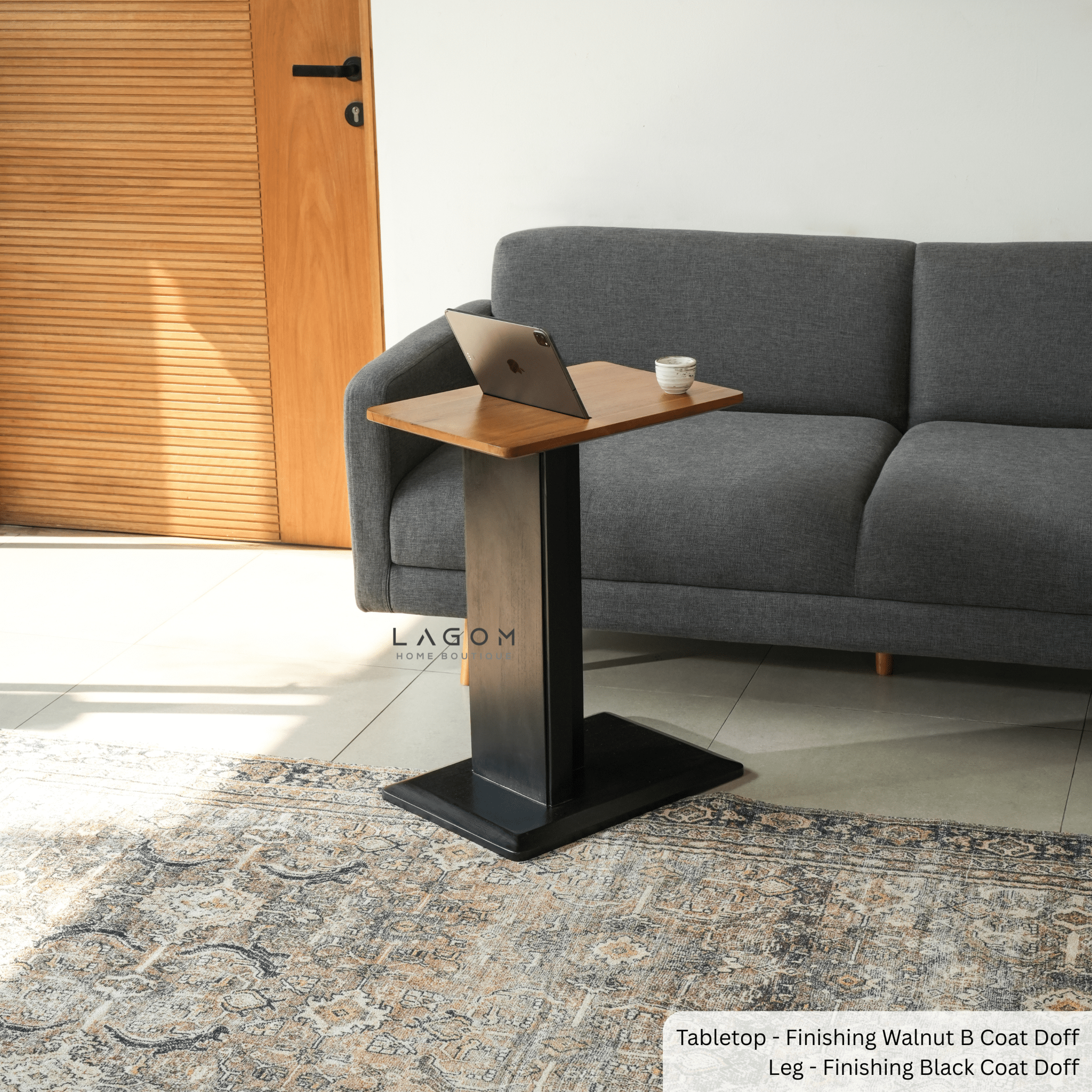 Device - Friendly Teak Side Table - Side Table - Lagom Home Boutique