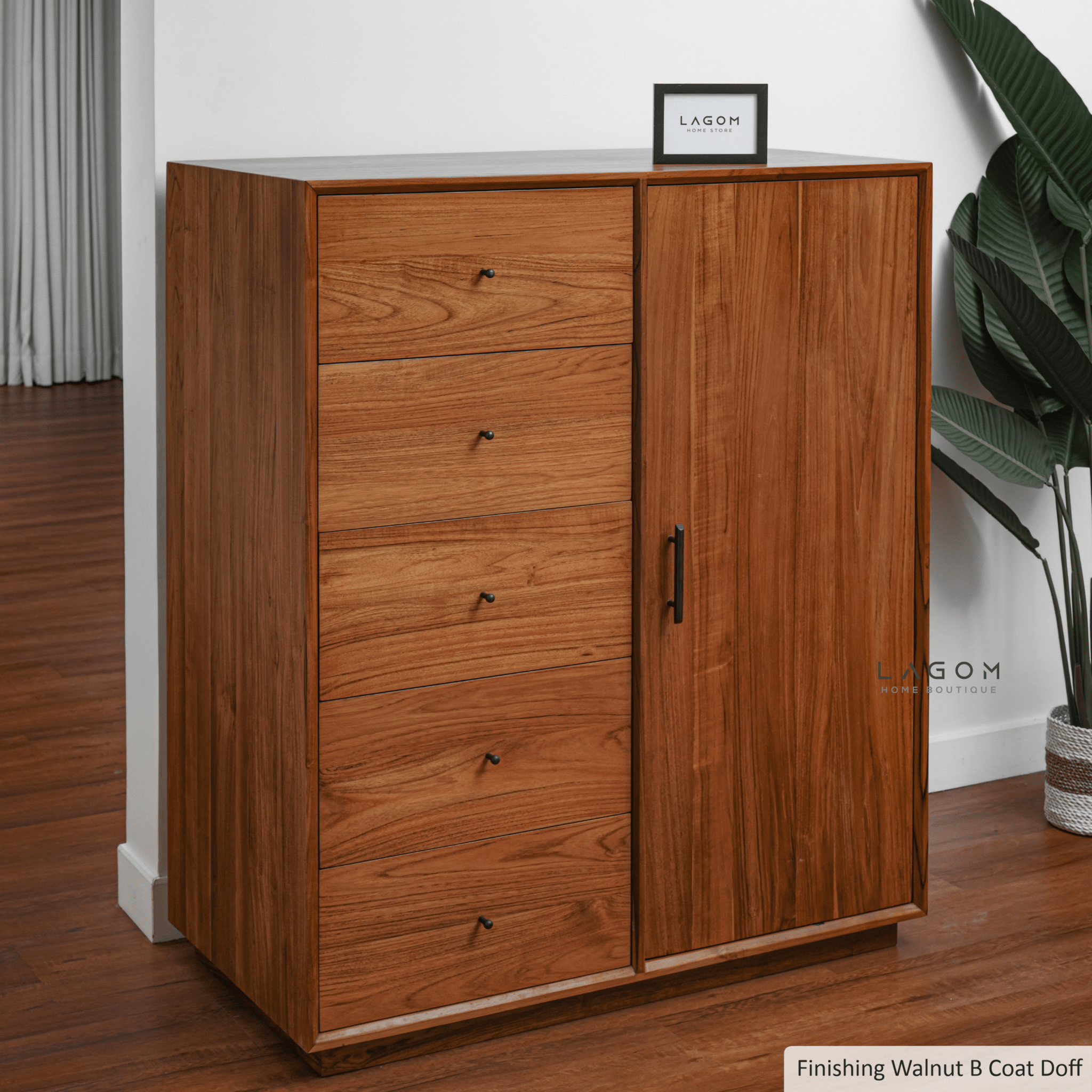 Montessori Wardrobe in Premium Solid Teak - Wardrobe - Lagom Home Boutique