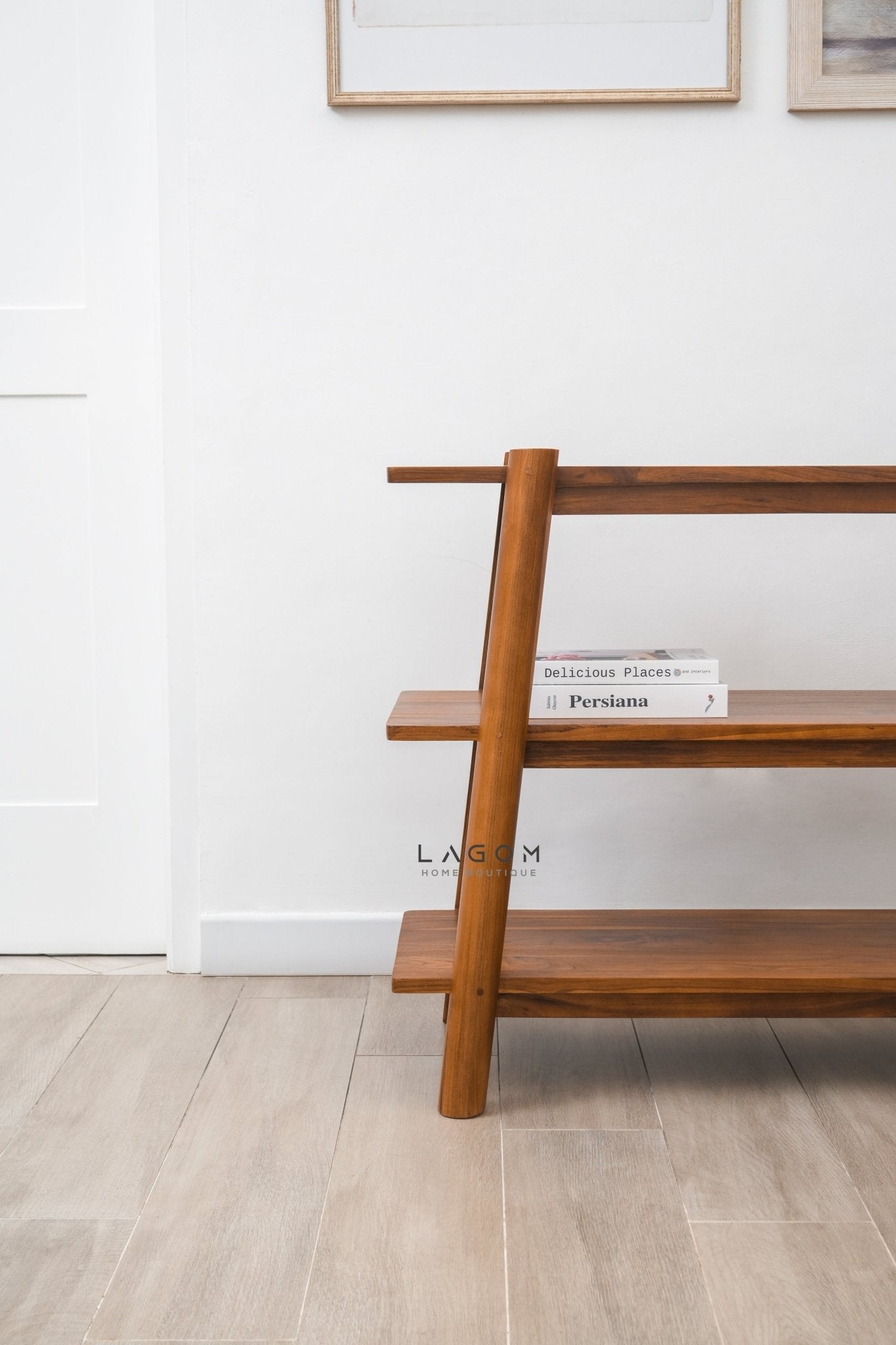 Three - Tiered Teak Console Table - Console Table - Lagom Home Boutique