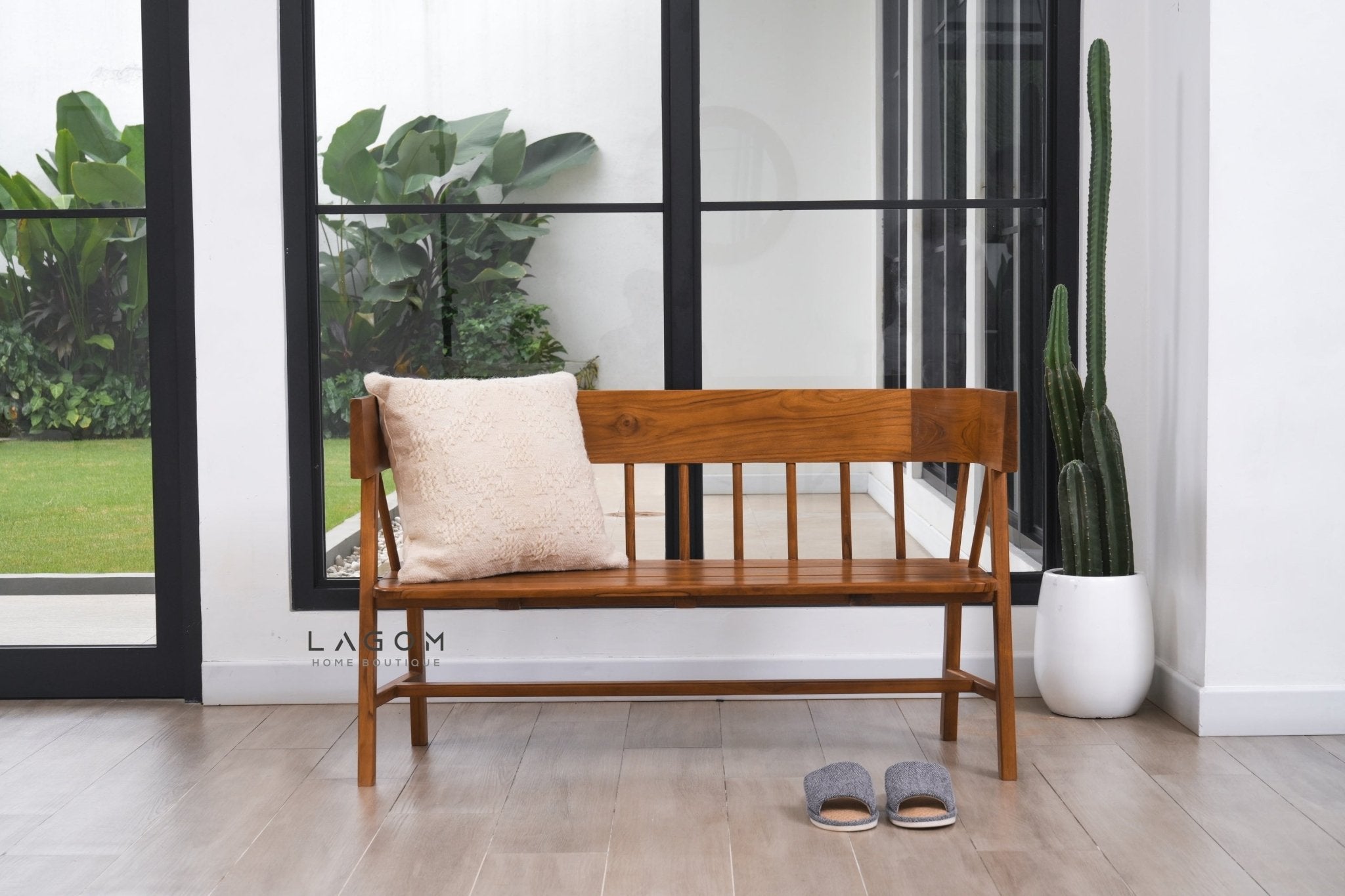 Timeless Teak Bench - Bench - Lagom Home Boutique